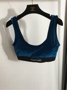 Tom Ford Blue Velvet Yoga Set Size M – Stretch Luxe Two Piece Activewear